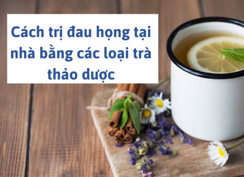 Cách trị đau họng tại nhà bằng các loại trà thảo dược